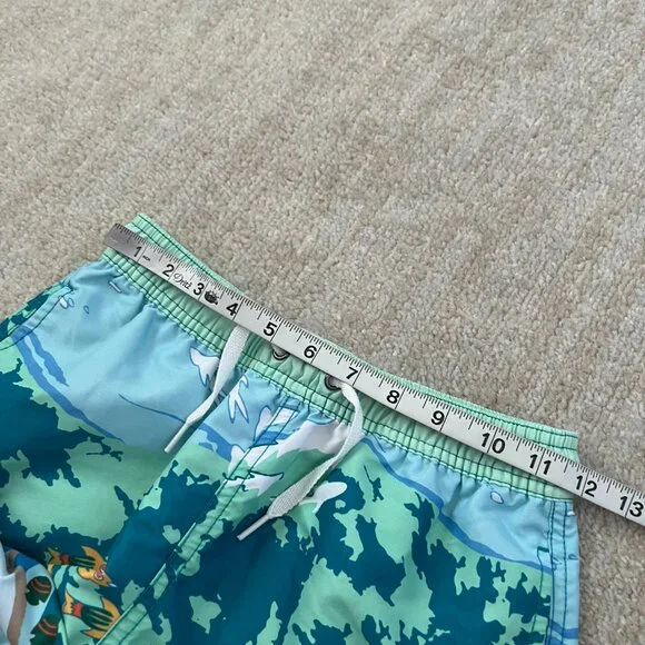 Hanna Andersson Boys Fish Sea Swim Shorts Trunks 10 - Picture 7 of 8